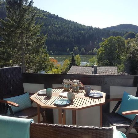 Ferienwohnung Zeitlos, gigantischer Seeblick, WLAN, Kamin, gerne mit Hund Winterberg Exterior foto