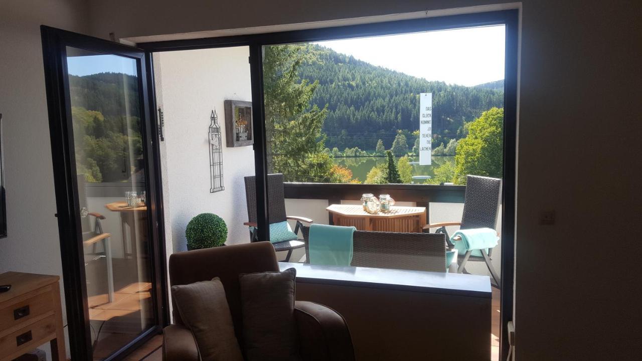 Ferienwohnung Zeitlos, gigantischer Seeblick, WLAN, Kamin, gerne mit Hund Winterberg Exterior foto